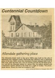 1907 Hotel Allendale gathering place