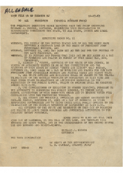 1963-11-23 Executive Order from Governor Hughes on death of JFK