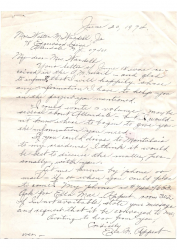 1974-06-20 Letter to Pat Wardell from Ella Appert