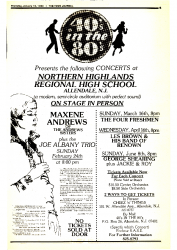 1980-01-10  NHRHS Concerts Maxene Andrews et al