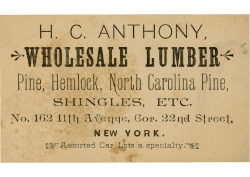 C Anthony Wholesale Lumber